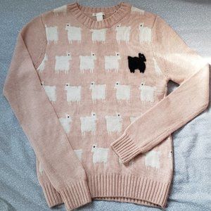 Forever 21 Pink Llama Sweater